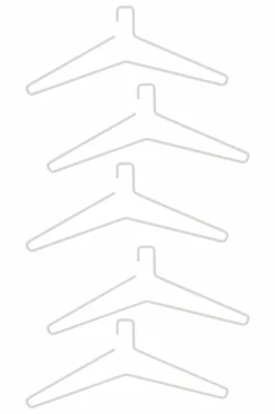 Hallmöbler|Förvaring|Jotex EVERLY Galge 5-pack Vit
