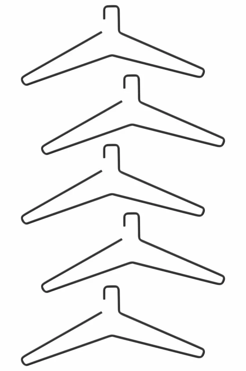 Hallmöbler|Förvaring|Jotex EVERLY Galge 5-pack Svart