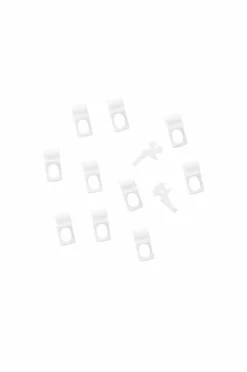 Gardintillbehör|Jotex FELIX Glid Till Gardinskena 12-pack Vit