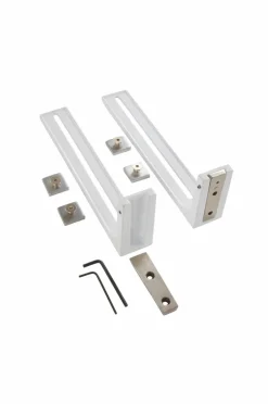 Gardintillbehör|Jotex FELIX Väggfäste Till Gardinskena 2-pack Vit