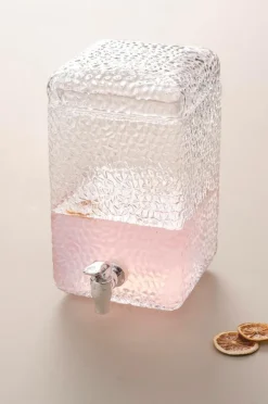 Kökstillbehör|Juldukning|Jotex FENNA Glasbehållare Med Tappkran Transparent