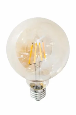 Ljuskällor|Jotex Filament Dekorationslampa LED Dimbar Glob E27 4W ø 95 Mm Amber Transparent