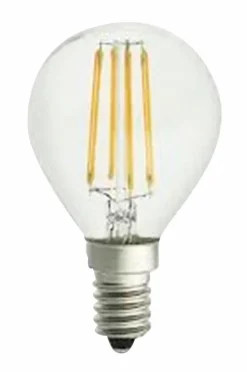 Ljuskällor|Jotex Filament Dekorationslampa LED Dimbar Klot E14 4W ø 45 Mm Amber Transparent