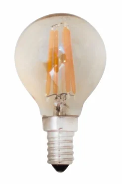 Ljuskällor|Jotex Filament Dekorationslampa LED Dimbar Klot E14 4W ø 45 Mm Amber