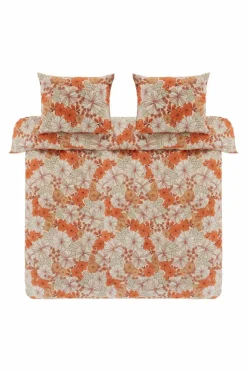 Påslakanset|Jotex FIORI Påslakanset Dubbelsäng Orange/multi