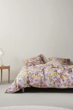 Påslakanset|Jotex FIORI Påslakanset Dubbelsäng Rosa/multi