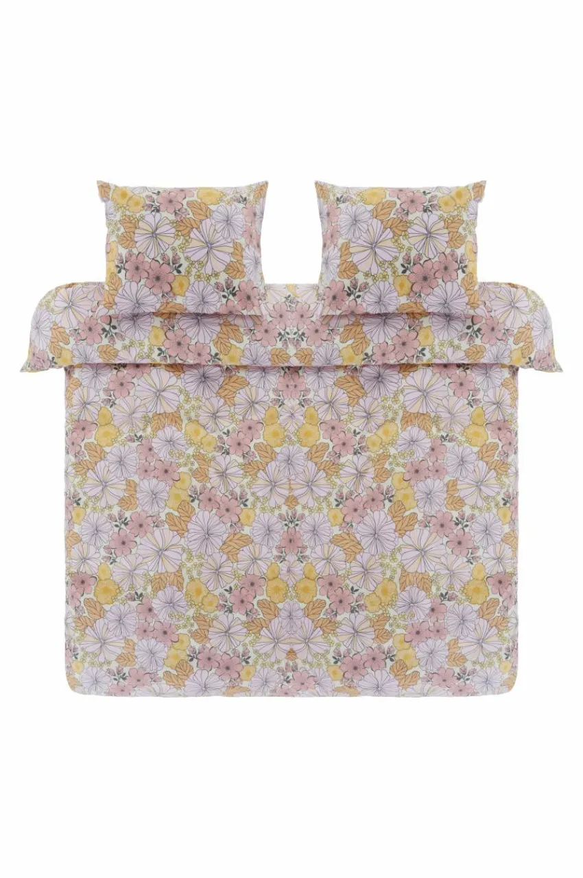 Påslakanset|Jotex FIORI Påslakanset Dubbelsäng Rosa/multi