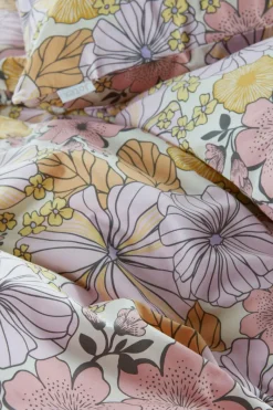 Påslakanset|Jotex FIORI Påslakanset Dubbelsäng Rosa/multi