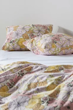 Påslakanset|Jotex FIORI Påslakanset Dubbelsäng Rosa/multi