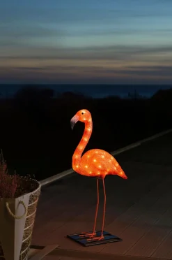 Utebelysning|Utebelysning|Jotex Flamingo LED Höjd 70 Cm Orange