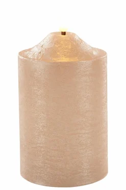 Ljus|Jotex FLAMMAN Blockljus LED Guld