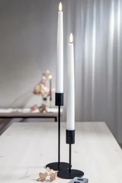 Ljus|Jotex FLAMME SLIM Batterdrivet Ljus 2-pack 28 Cm Vit
