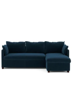Soffor|Jotex FLAVIA Bäddsoffa 3-sits Med Divan Denimblå