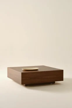 Bord|Jotex FLOAT Soffbord 110x110 Cm Teak fanér