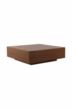 Bord|Jotex FLOAT Soffbord 110x110 Cm Teak fanér