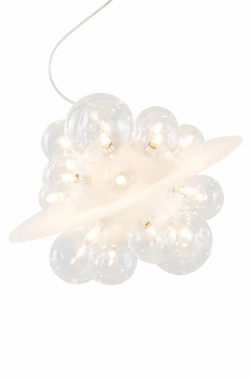 Taklampor|Kristallkronor & Takkronor|Jotex FLOAT Taklampa Vit/glas