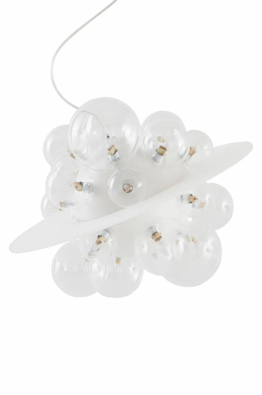 Taklampor|Kristallkronor & Takkronor|Jotex FLOAT Taklampa Vit/glas