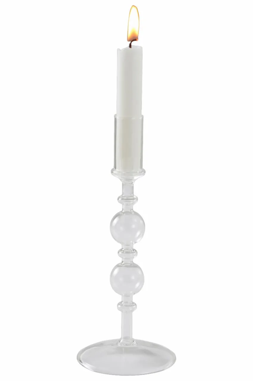Ljusstakar|Jotex FLORENCE Ljusstake Klarglas