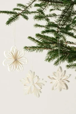 Juldekoration|Jotex FLORESSA Dekorationshänge 3-pack Naturvit