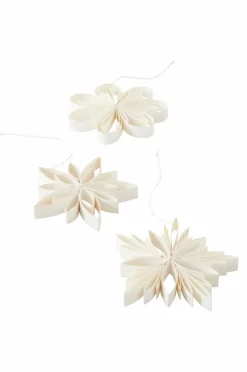 Juldekoration|Jotex FLORESSA Dekorationshänge 3-pack Naturvit