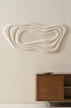 Väggdekoration|Jotex FLOWIE Väggdekoration 70x150 Cm Natural off white wool