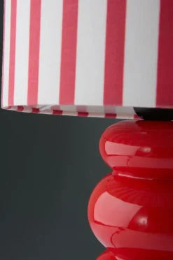 Bordslampor|Jotex FONSO Bordslampa Röd/vit
