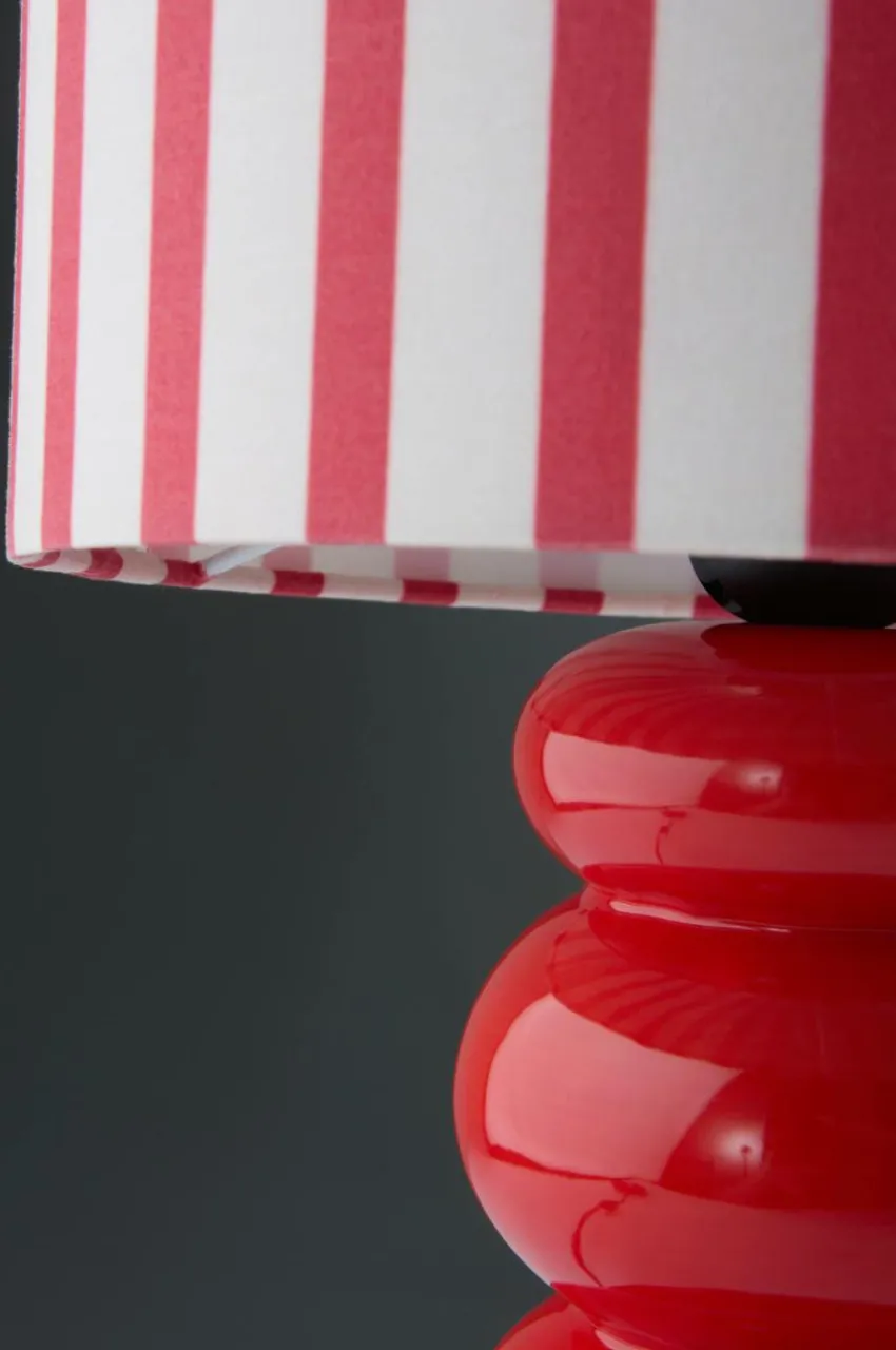 Bordslampor|Jotex FONSO Bordslampa Röd/vit