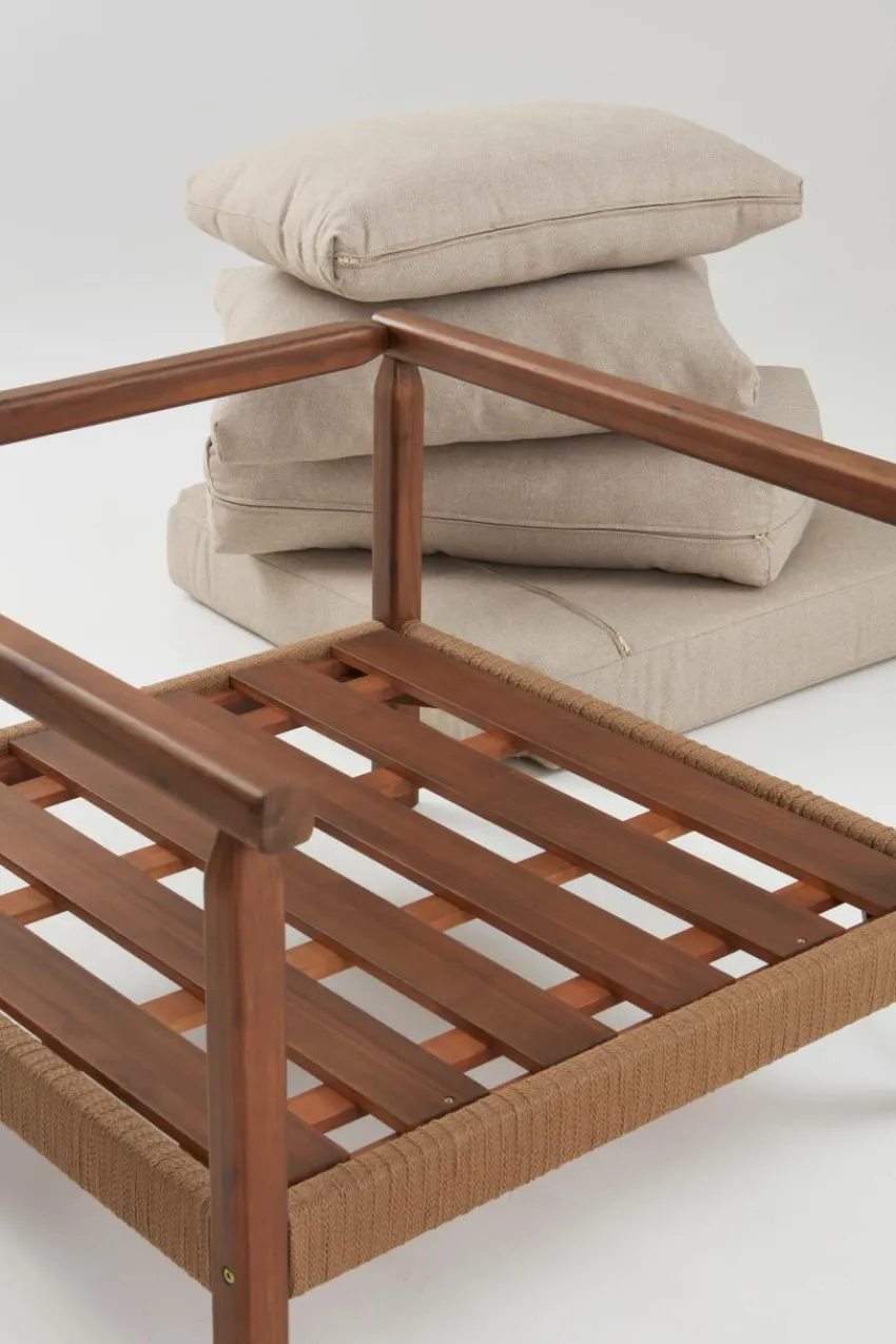 Loungemöbler|Utemöbler|Jotex FONTHILL Fåtölj Teak/Brun