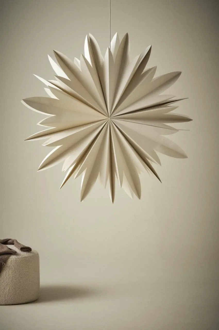 Julbelysning|Jotex FORMOSA Julstjärna ø 120 Cm Beige