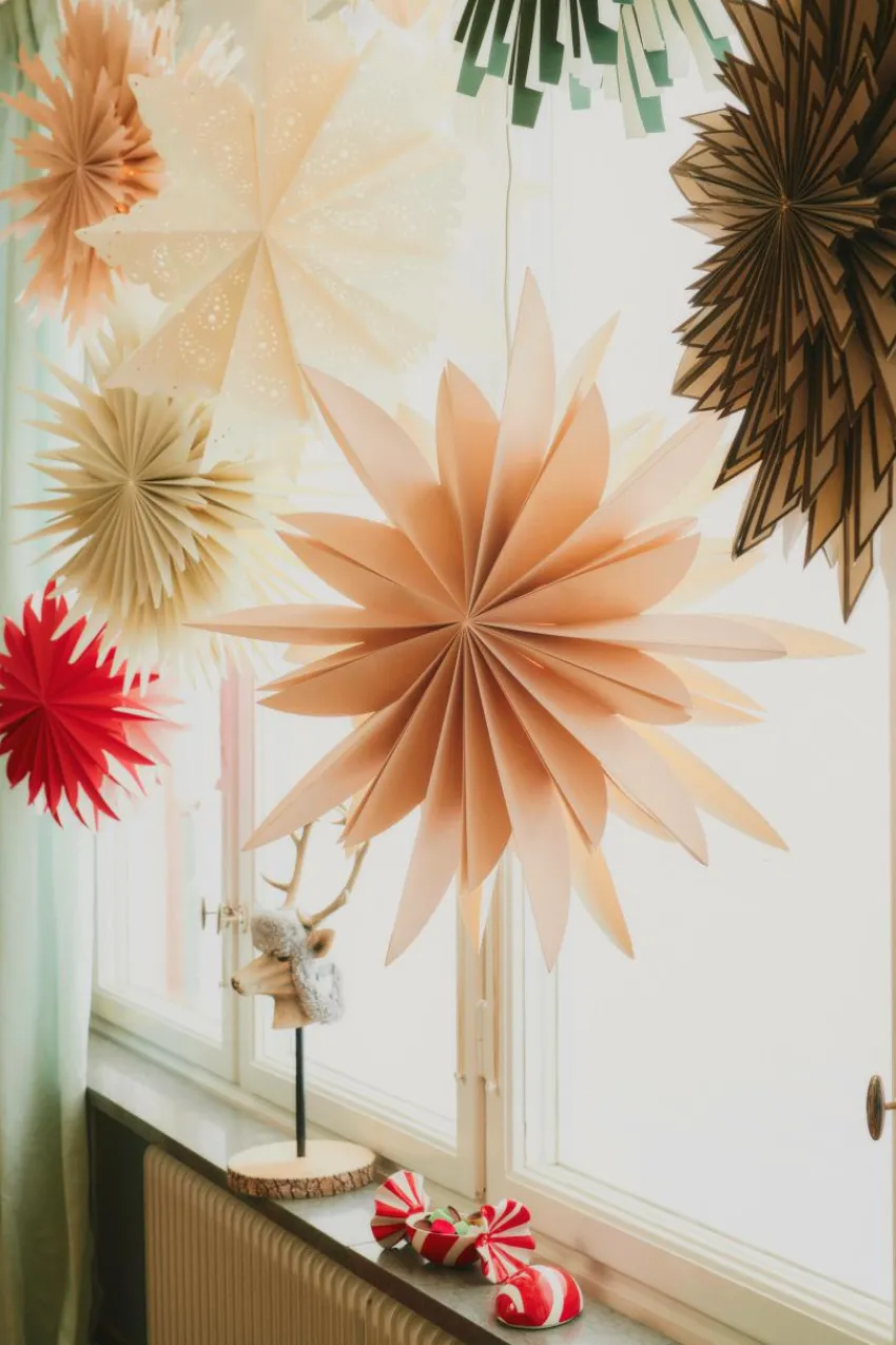 Julbelysning|Jotex FORMOSA Julstjärna ø 120 Cm Beige