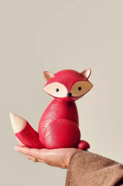 Prydnadssaker|Jotex FOX Dekorationsfigur Röd