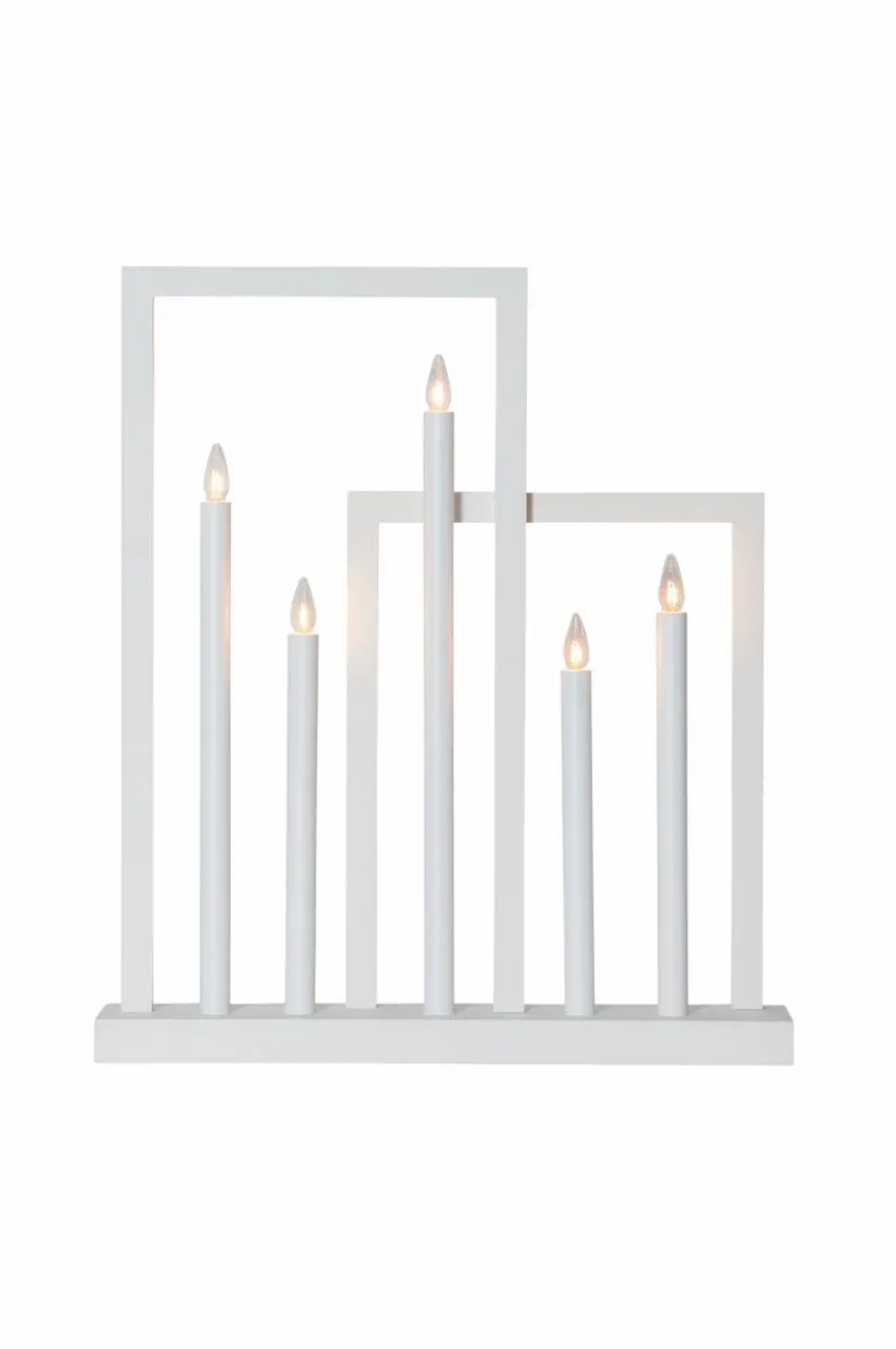 Julbelysning|Jotex FRAME Elljusstake Vit