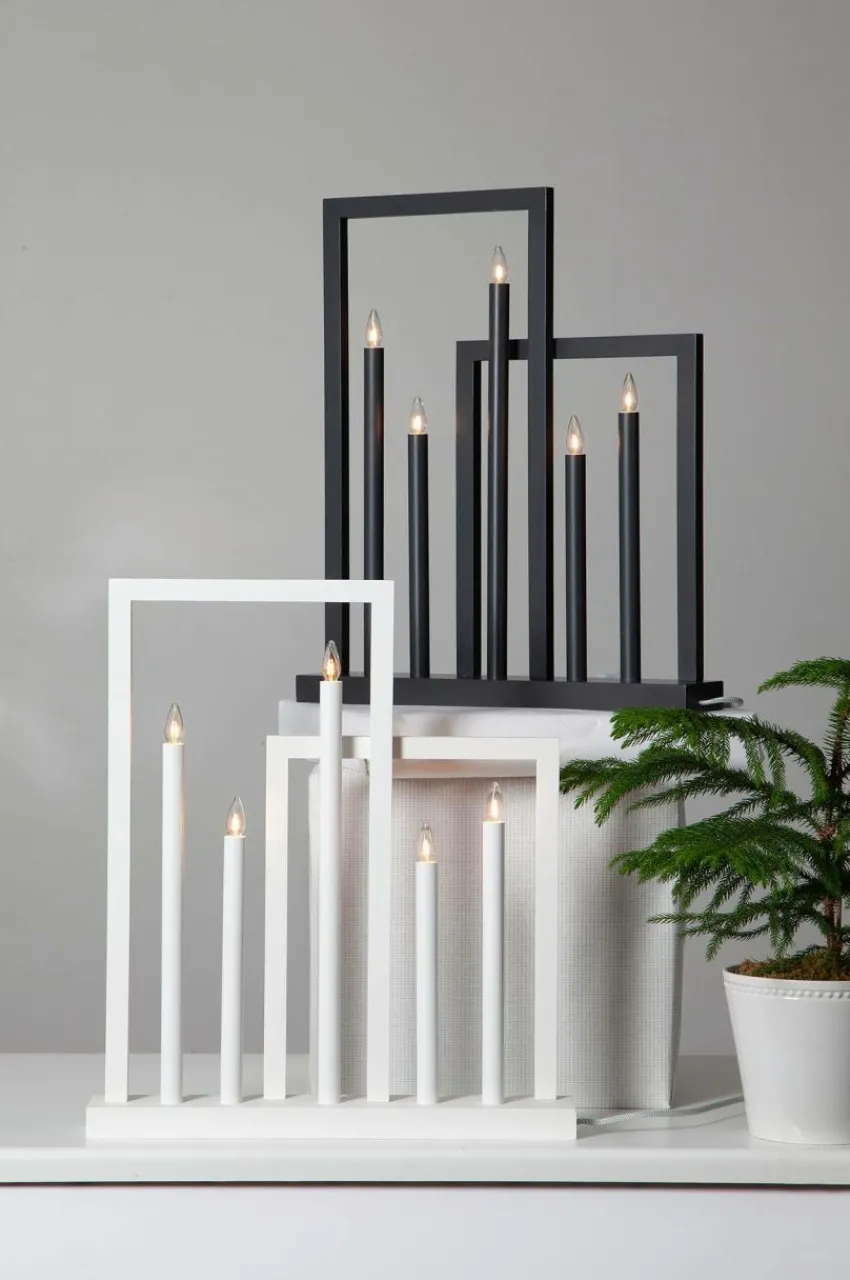 Julbelysning|Jotex FRAME Elljusstake Vit