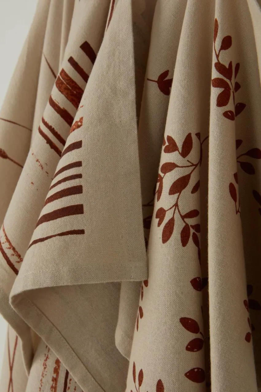 Kökshanddukar|Jotex FRANKLYN Kökshandduk 3-pack Beige/orange