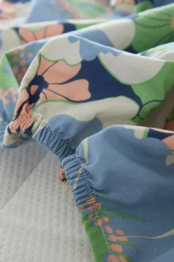 Barnsängkläder|Jotex FRIDA MINI Dra-på-lakan Ekologisk Blå