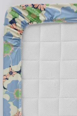 Barnsängkläder|Jotex FRIDA MINI Dra-på-lakan Ekologisk Blå