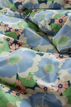 Påslakanset|Jotex FRIDA Påslakanset Dubbelsäng Ekologisk Blå
