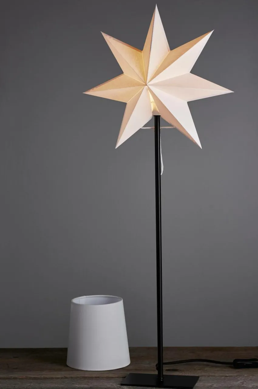Julbelysning|Jotex FROZEN Jul/bordslampa - Hög Svart/vit