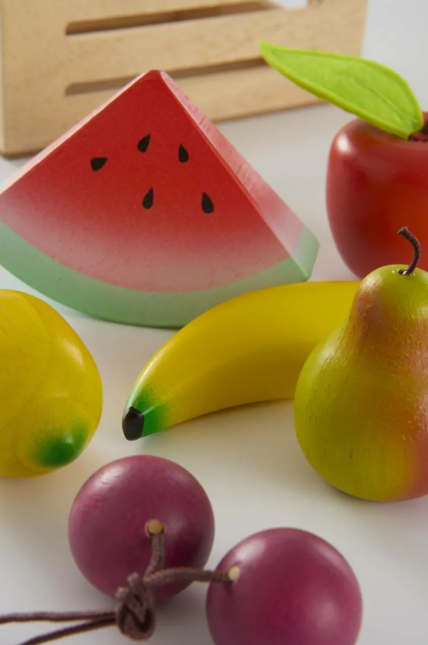 Prydnadssaker|Barndekoration|Jotex FRUIT Leksaksmat Natur/multi