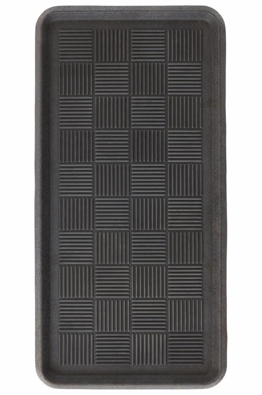 Dörrmattor|Bomulls- & Trasmattor|Jotex FURATO Skomatta 80x40 Cm Svart