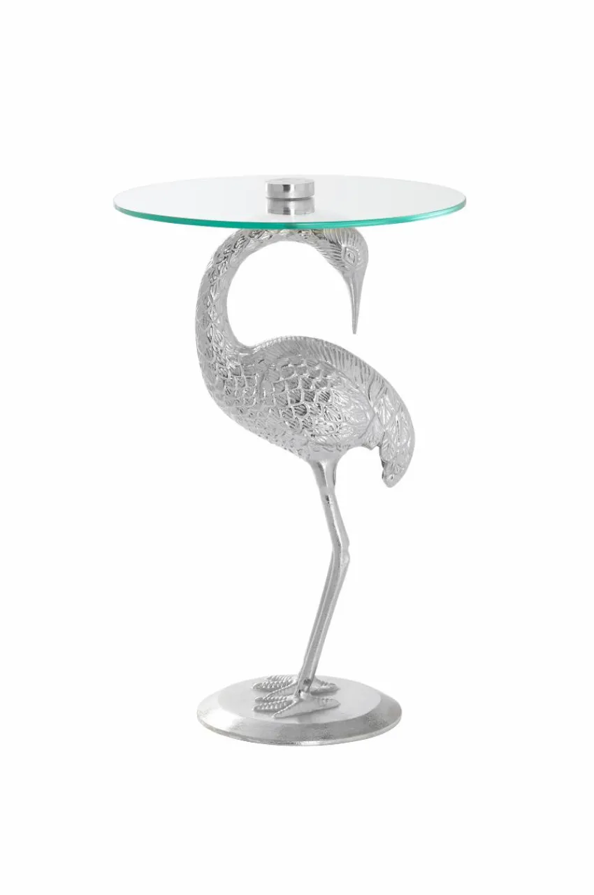 Bord|Jotex GALAPAGOS Sidobord ø 40 Cm Silver