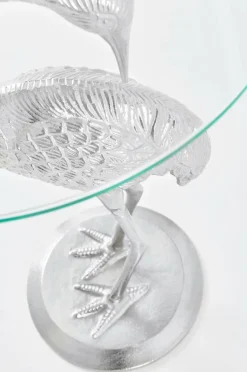 Bord|Jotex GALAPAGOS Sidobord ø 40 Cm Silver