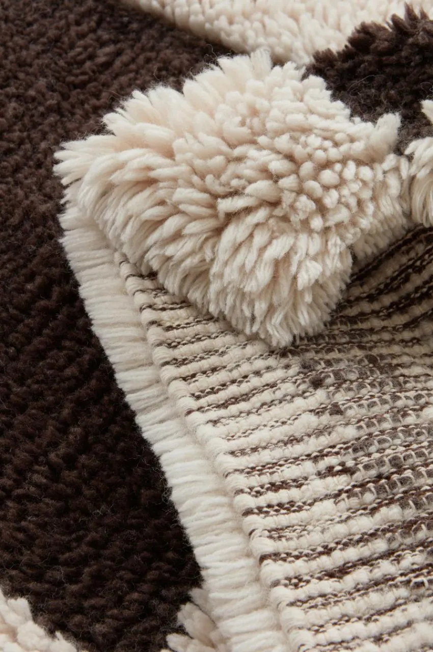 Ullmattor|Jotex GANNAT Fyrkantig Ullmatta 250x250 Cm Brun/beige