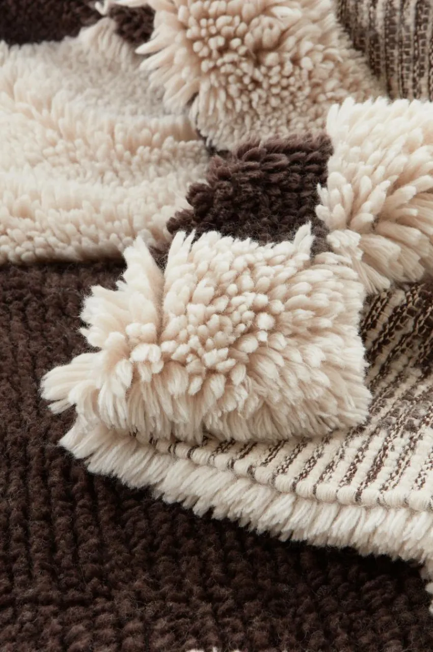Ullmattor|Jotex GANNAT Fyrkantig Ullmatta 250x250 Cm Brun/beige