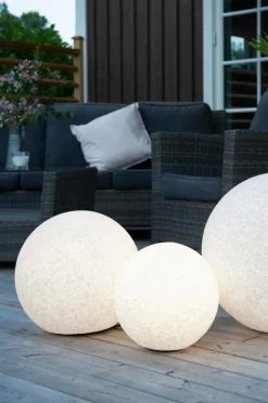 Utebelysning|Utebelysning|Jotex Gardenlight STEN Belysning ø 40 Cm Grå