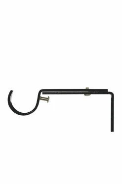 Gardintillbehör|Jotex Gardinstångshållare ø 28 Mm Svart 10-15 cm