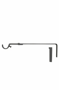 Gardintillbehör|Jotex Gardinstångshållare Längd 20 Cm Svart