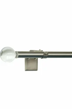 Gardinstänger|Jotex Gardinstångsset Klara 18/20 Transparent/rostfri