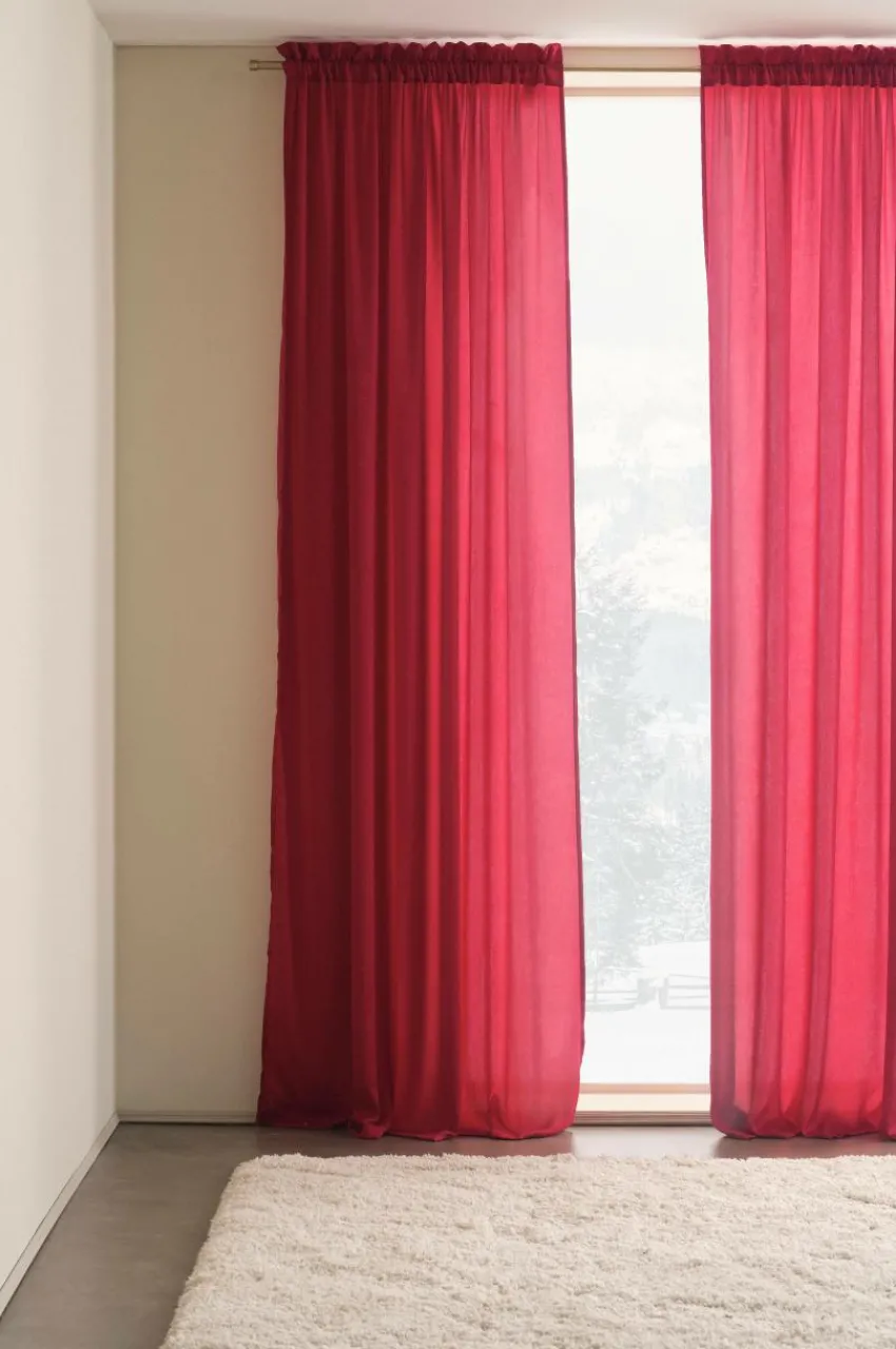 Julgardiner|Jotex GEMMA Kanallängd 2-pack Röd