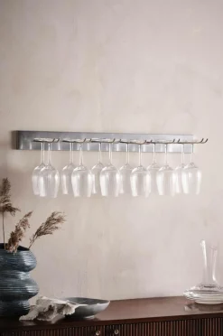 Kökstillbehör|Jotex GIA Vinglashållare - Bredd 80 Cm Silver